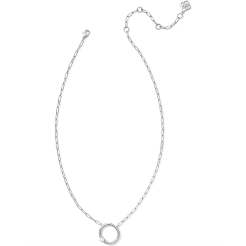 Kendra Scott Pearl Letter O Short Pendant Necklace
