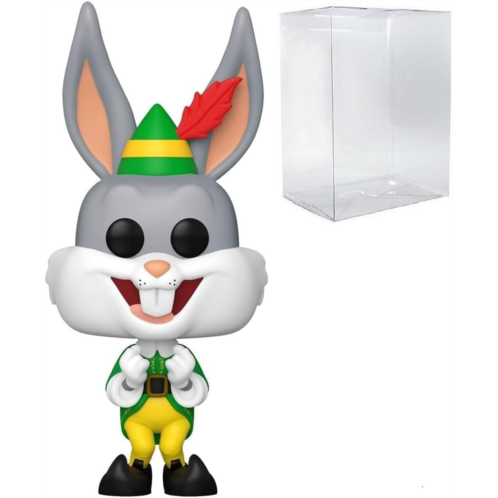 POP Movies: WB 100 - Bugs Bunny as Buddy The Elf Funko Vinyl Figure (Bundled with Compatible Box Protector Case) Multicolored 3.75 inches
