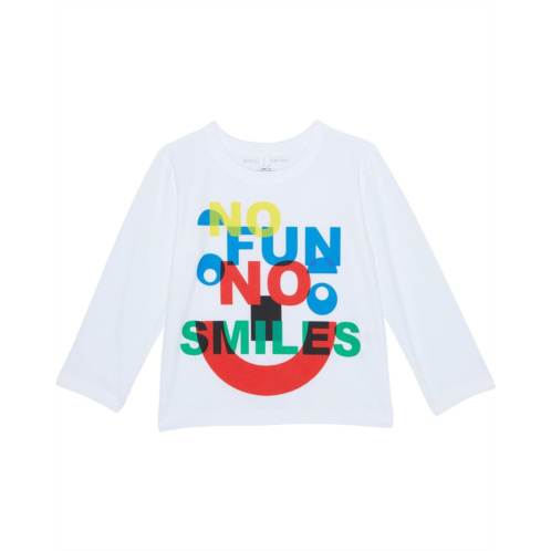 Stella McCartney Kids Tee with No Fun No Smiles Print (Toddler/Little Kids)