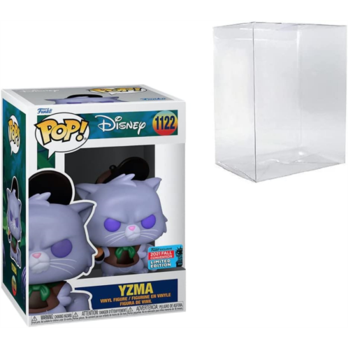 Funko Pop! Disney - The Emperors New Grove - Yzma The Cat in Scout Uniform 2021 Fall Convention Exclusive (Bundled with Compatible Pop Box Protector Case)