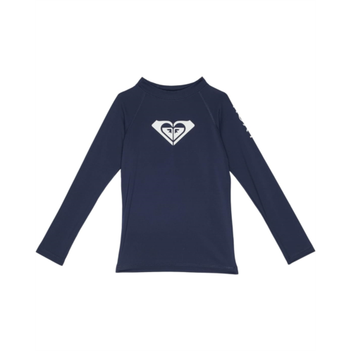 Roxy Kids Whole Hearted Long Sleeve Rashguard (Toddler/Little Kids/Big Kids)