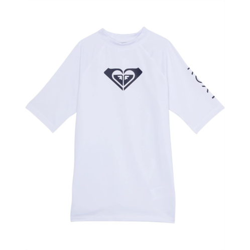 Roxy Kids Whole Hearted Short Sleeve Rashguard (Big Kids)