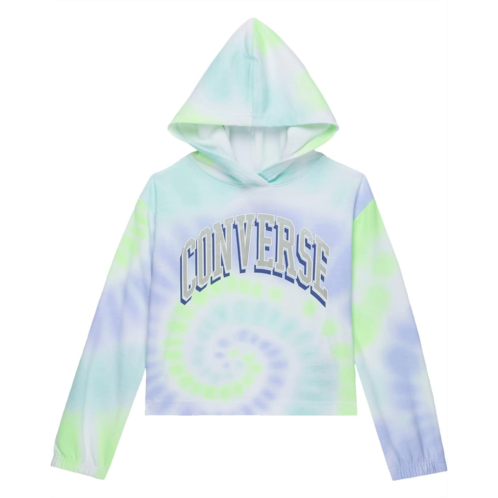 Converse Kids All Over Print Tie-Dye Boxy Hoodie (Toddler/Little Kids)