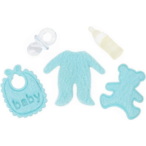 Odoria 1/12 Miniature Baby Bottle Pacifier Bibs Dollhouse Nursery Accessories