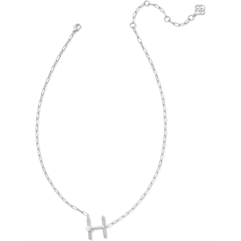 Kendra Scott Pearl Letter H Short Pendant Necklace