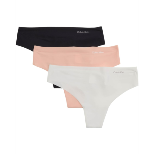 Womens Calvin Klein Underwear Invisibles 3-Pack Thong