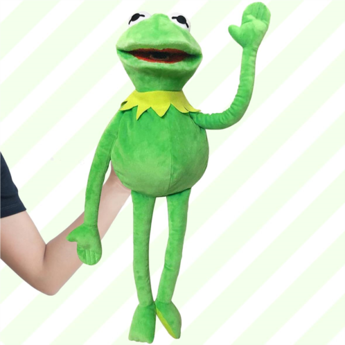 Krytons The Frog Hand Puppet- Soft Puppet Plush Muppet, for Children and Adults, 24 Inches Tall