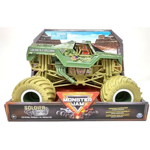 Monster Jam Official 1:24 Scale Diecast Monster Truck (Series 19 Soldier Fortune)