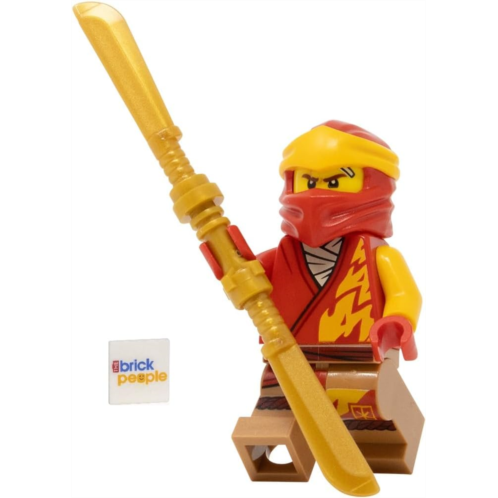LEGO Ninajgo Core: Kai Minifigure with Dual Bladed Gold Sword