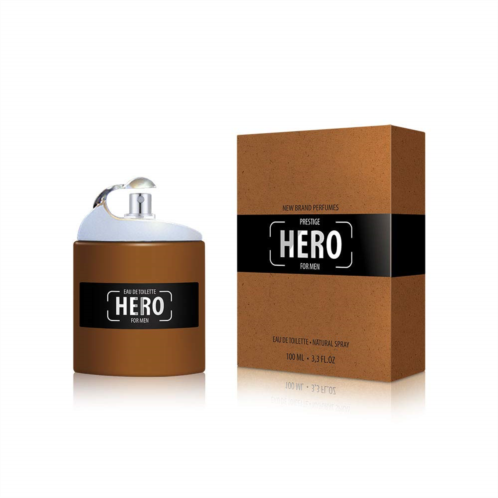 New Brand Perfumes Hero 3.3 oz Eau de Toilette Fragrance for Men