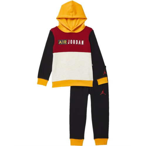 Jordan Kids Paprika Fleece Pullover Hoodie Set (Toddler/Little Kids/Big Kids)