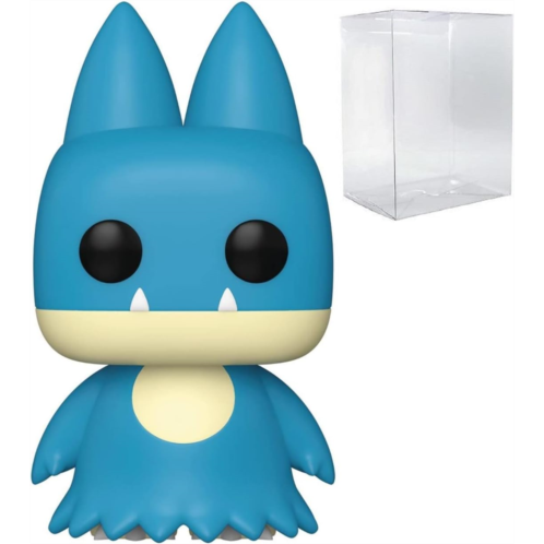 POP Pokemon - Munchlax Funko Vinyl Figure (Bundled with Compatible Box Protector Case), Multicolor, 3.75 inches