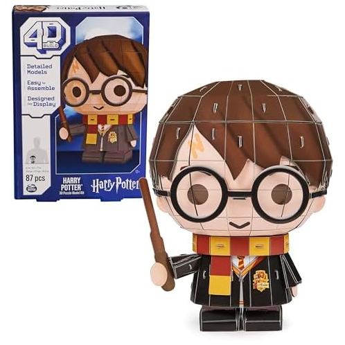 4D Build, Harry Potter Character 3D Puzzle Model Kit 87 Pcs, Harry Potter Gifts Desk Decor, Building Toys, 3D Puzzles for Adults & Teens 12+