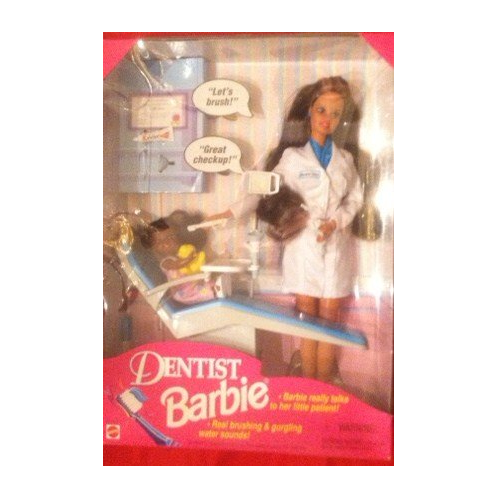 Barbie Dentist 1997 - Brunette with African American Baby