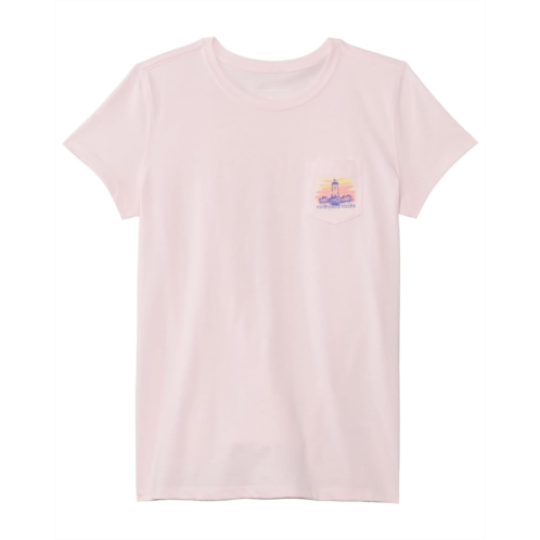 Vineyard Vines Kids Girls Lighthouse Short Sleeves Tee (Little Kid)