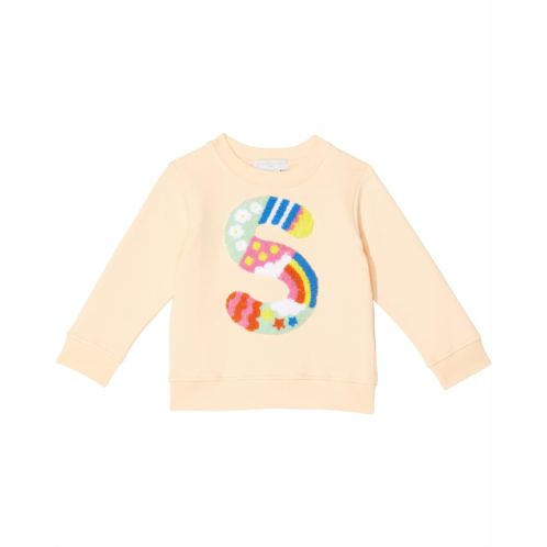 Stella McCartney Kids Sweatshirt with Towelling S Embro (Toddler/Little Kids/Big Kids)