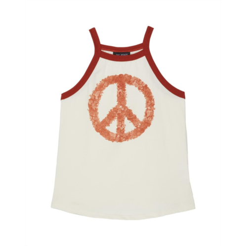 Tiny Whales Peace Flowers Tank Top (Toddler/Little Kids/Big Kids)