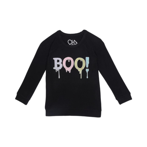 Chaser Kids Boo Recycled Bliss Knit Tee with Glitter (Toddler/Little Kids)