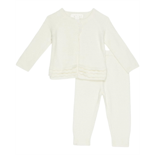 Barefoot Dreams Kids CozyChic Heirloom Cardi and Pants Set (Infant)