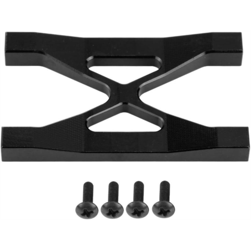 Drfeify RC Frame Brace, Aluminium Alloy Bumper Frame Brace RC Model Vehicle Parts Comaptible for SCX10 Electric Crawler(Black)