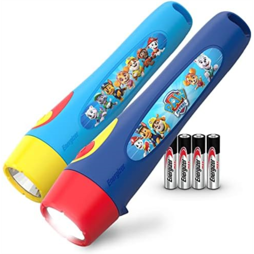 Energizer PAW Patrol Flashlights (2-Pack), Paw Patrol Toys for Boys and Girls, Great Lightweight LED Flashlights for Kids (Batteries Included)