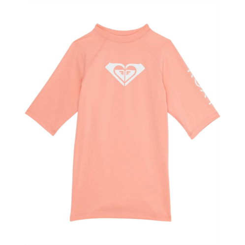 Roxy Kids Whole Hearted Short Sleeve Rashguard (Big Kids)