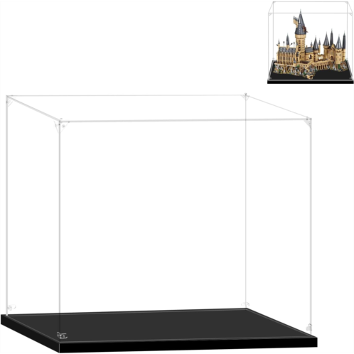 LILIKAKA Acrylic Display Case for Lego 71043 Hogwarts Castle, 28.7x18.9x24.8inches (73x48x63cm), Protect Your Collectibles from Dust with a Clear Showcase