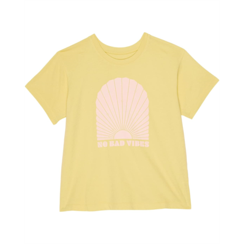 Tiny Whales No Bad Vibes Boxy Tee (Toddler/Little Kids/Big Kids)