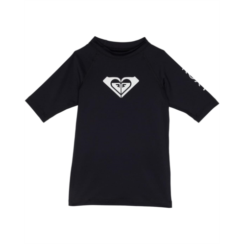 Roxy Kids Whole Hearted Short Sleeve Rashguard (Toddler/Little Kids/Big Kids)