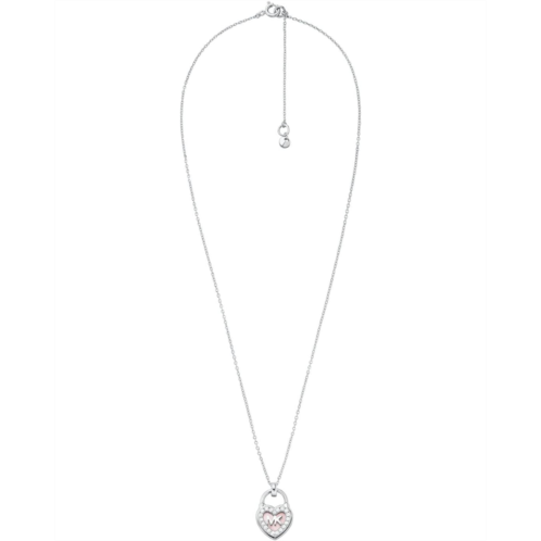 Michael Kors Sterling Silver Pendant Necklace