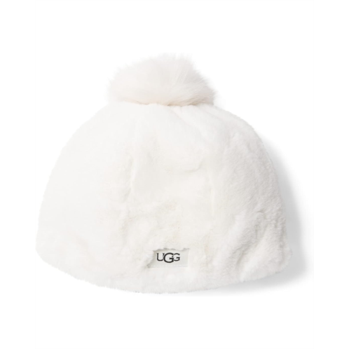UGG Kids Faux Fur Beanie with Faux Pom (Toddler/Little Kids)