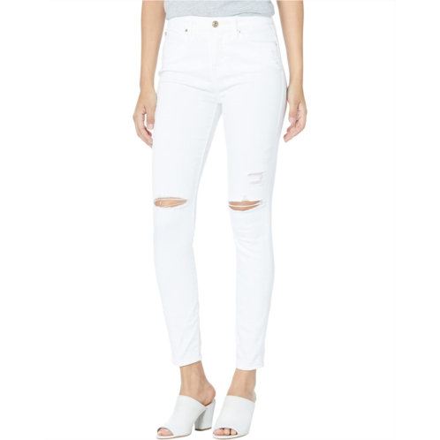 True Religion Halle High-Rise Destroy in Optic White