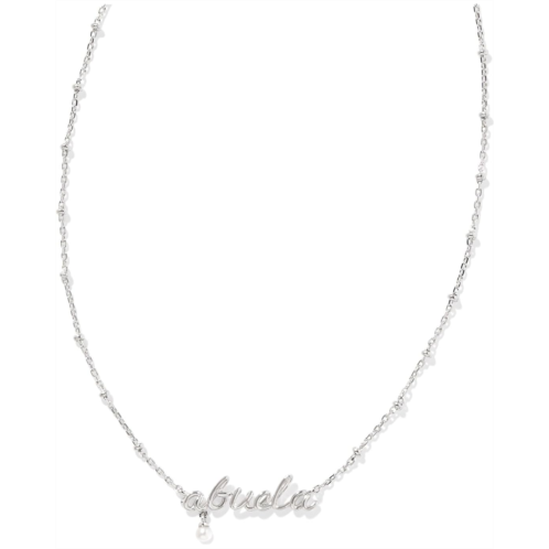 Kendra Scott Abuela Script Pendant Necklace