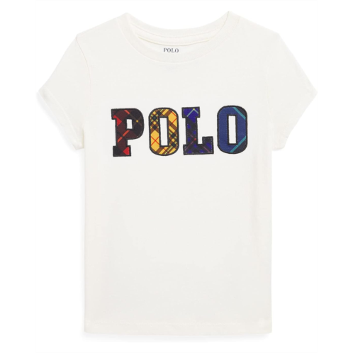 Polo Ralph Lauren Kids Plaid Logo Cotton Jersey Tee (Toddler)