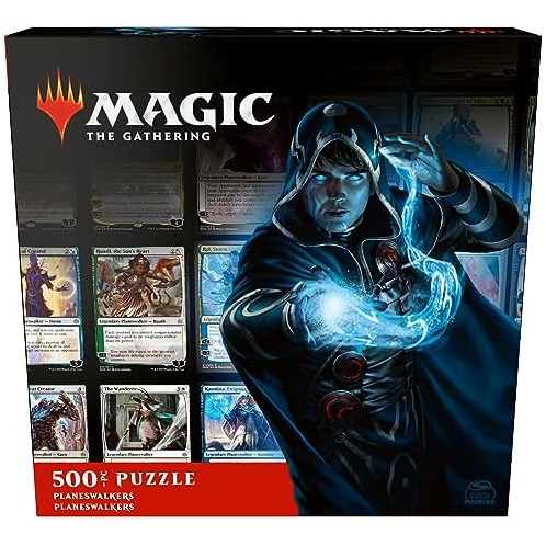 Spin Master Games Magic The Gathering, Planeswalkers 500 Piece Puzzle MTG Jigsaw Puzzles 500 Pieces Adult Puzzles 500 Piece Puzzles for Adults & Kids 12+