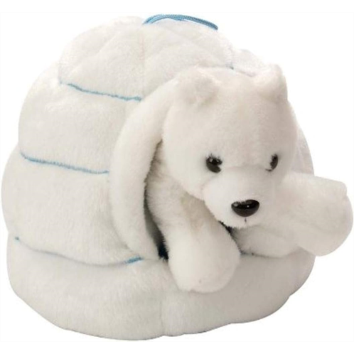 Wild Republic Polar Bear Plush, Stuffed Animal Toy, Gifts for Kids, Polar Igloo, 6 Inches