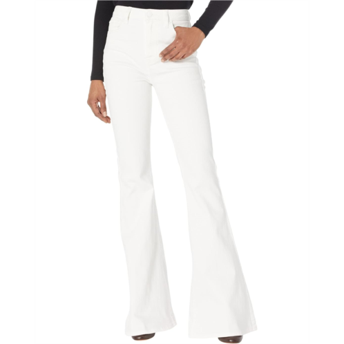 Womens 7 For All Mankind Megaflare in Clean White