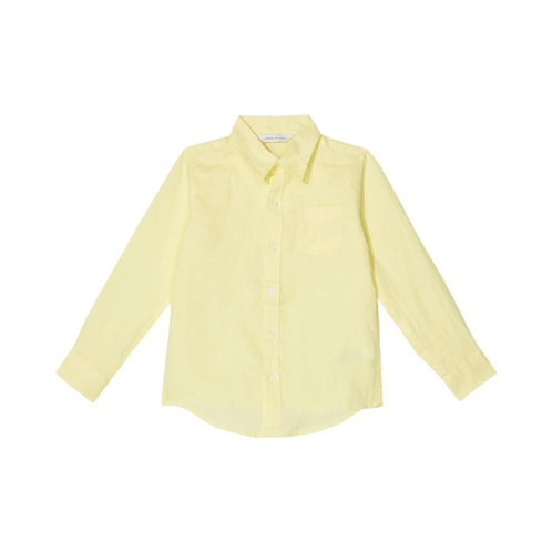 Janie and Jack Linen Roll-Up Shirt (Toddler/Little Kids/Big Kids)