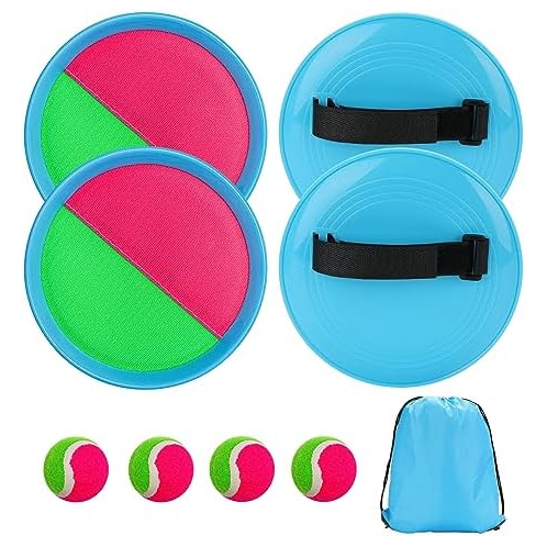 Mxiutery Toss and Catch Game Ball Set,Ball Catch Set, Outdoor Games Beach Games for Kids - Kids Toys Pool Toys Beach Toys Summer Toys for Kids Ages 4-8, Outside Toys for Kids Boys