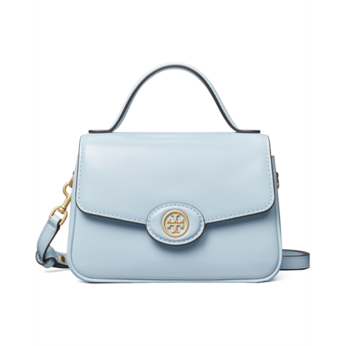 Tory Burch Robinson Spazzolato Small Top-Handle Bag