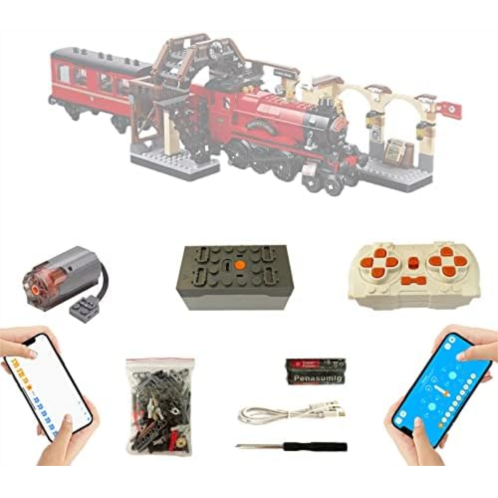 MYMG for Lego Hogwarts Express 75955 Super Motor and Remote Control, PDF Manual, Compatible with Lego 75955(Not Include Model)