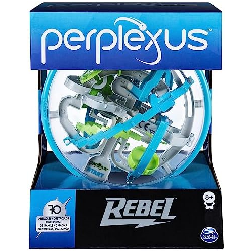Spin Master Perplexus Rebel 3D Maze Game Brain Teaser Gravity Puzzle Ball, Cool Stuff Adult Toy, Anxiety Relief Items, Sensory Toys for Adults & Kids Ages 8+