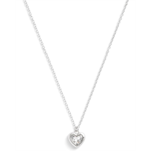 COACH Stone Heart Pendant Necklace