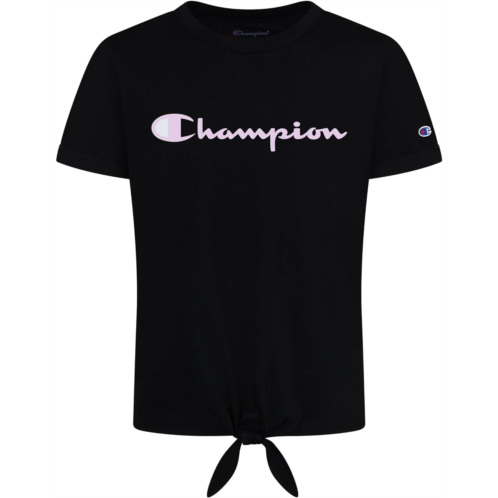 Champion Kids Classic Script Tie Front Tee (Big Kids)