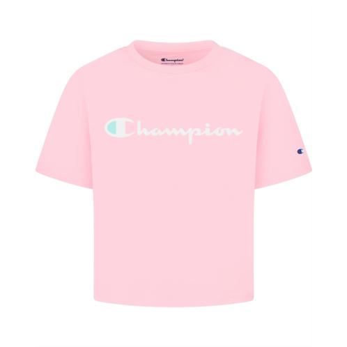 Champion Kids Boxy Original Script Short Sleeve Tee (Big Kids)