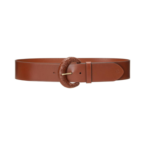 POLO RALPH LAUREN Lauren Ralph Lauren Crescent-Buckle Leather Wide Belt