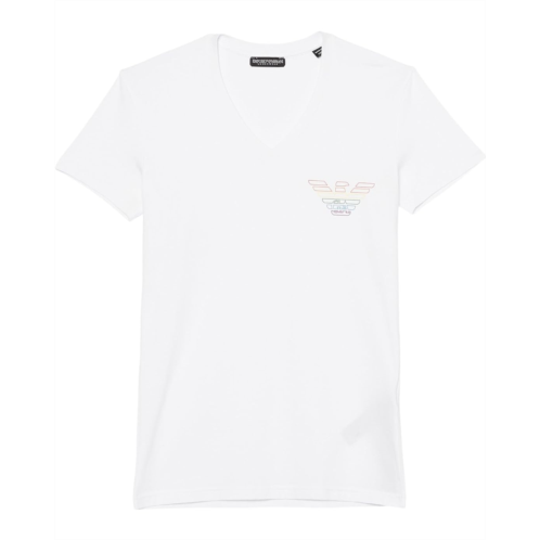 Emporio Armani Rainbow Logo T-Shirt