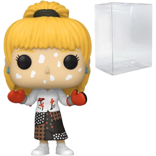 POP TV: Friends - Phoebe Buffay with Chicken Pox Funko Vinyl Figure (Bundled with Compatible Box Protector Case), Multicolored, 3.75 inches