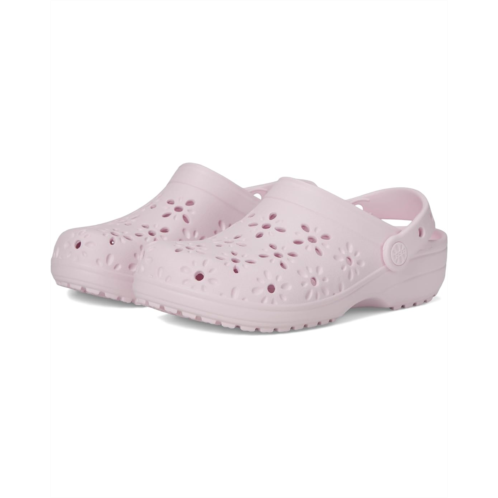 Crocs Kids Classic Clogs with Floral Cut Out Design (Little Kid/Big Kid)