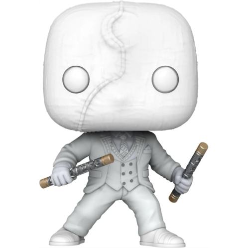 POP Marvel: Moon Knight - Mister Knight [Mr. Knight] Funko Vinyl Figure (Bundled with Compatible Box Protector Case), Multicolor, 3.75 inches
